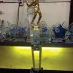 Kỷ niệm chương pha lê thủy tinh TS1PL cao tổng 30 cm — ảnh thành phẩm SAIGONPR đã giao