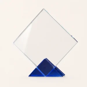Kỷ niệm chương pha lê thủy tinh V3L cao tổng 16cm 18cm 20cm — ảnh thành phẩm SAIGONPR đã giao