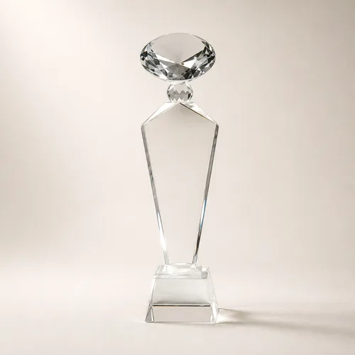 Kỷ niệm chương pha lê VKCPL cao 30cm